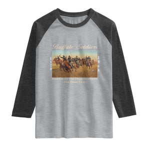 Buffalo Soldiers Black Cavalry 1866 Raglan Shirt African American Military History Black History Gift
