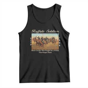 Buffalo Soldiers Black Cavalry 1866 Tank Top African American Military History Black History Gift