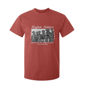 Buffalo Soldiers 1866 African American Cavalry T Shirt For Kid Black History Military Heritage Gift