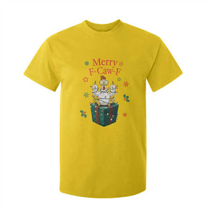 Merry F-Caw-F Chicken T Shirt For Kid Funny Christmas Gift TS12 Daisy Print Your Wear