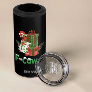 F Caw F Chicken 4 in 1 Can Cooler Tumbler Funny Farm Life Holiday Gift TS12 Print Your Wear