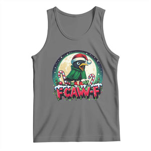 Funny F Caw F Raven Joke Tank Top Holiday Gift TS12 Black Heather Print Your Wear