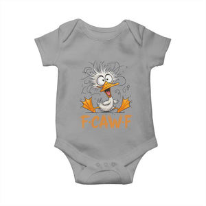 F Quack F Duck Lover Baby Onesie Funny Farm Gift TS12 Sport Gray Print Your Wear
