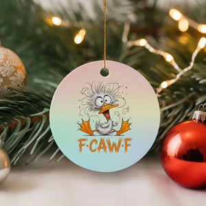 F Quack F Duck Lover Ceramic Ornament Funny Farm Gift TS12 1pc Pastel Print Your Wear