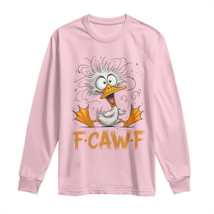 F Quack F Duck Lover Long Sleeve Shirt Funny Farm Gift TS12 Light Pink Print Your Wear
