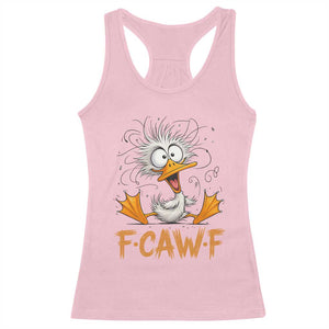 F Quack F Duck Lover Racerback Tank Top Funny Farm Gift TS12 Light Pink Print Your Wear