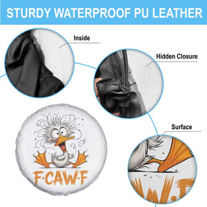 F Quack F Duck Lover Spare Tire Cover Funny Farm Gift TS12 Print Your Wear