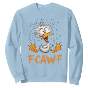 F Quack F Duck Lover Sweatshirt Funny Farm Gift TS12 Light Blue Print Your Wear
