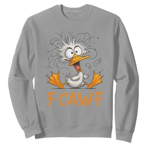 F Quack F Duck Lover Sweatshirt Funny Farm Gift TS12 Sport Gray Print Your Wear