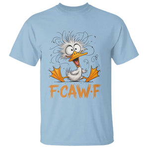 F Quack F Duck Lover T Shirt Funny Farm Gift TS12 Light Blue Print Your Wear