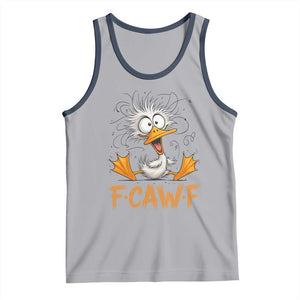 F Quack F Duck Lover Tank Top Funny Farm Gift TS12 Athletic Heather Navy Print Your Wear