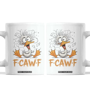 F Quack F Duck Lover Coffee Mug Funny Farm Gift TS12 White Print Your Wear