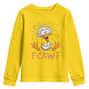 F Quack F Duck Lover Youth Sweatshirt Funny Farm Gift TS12 Daisy Print Your Wear