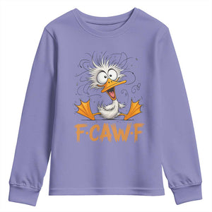 F Quack F Duck Lover Youth Sweatshirt Funny Farm Gift TS12 Violet Print Your Wear