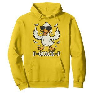 Funny F Quack F Silly Duck Sarcastic Joke Gift Hoodie TS12 Daisy Print Your Wear