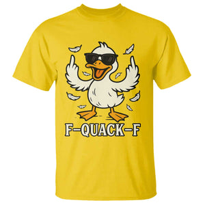 Funny F Quack F Silly Duck Sarcastic Joke Gift T Shirt TS12 Daisy Print Your Wear