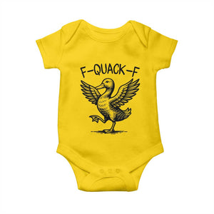 Funny F Quack F Duck Lover Sarcastic Joke Gift Baby Onesie TS12 Daisy Print Your Wear