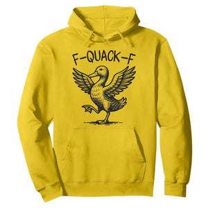 Funny F Quack F Duck Lover Sarcastic Joke Gift Hoodie TS12 Daisy Print Your Wear