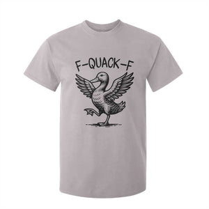 Funny F Quack F Duck Lover Sarcastic Joke Gift T Shirt For Kid TS12 Ice Gray Print Your Wear