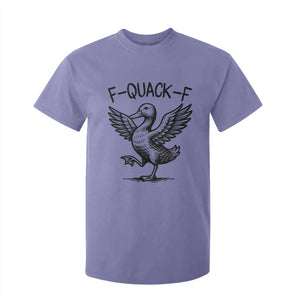 Funny F Quack F Duck Lover Sarcastic Joke Gift T Shirt For Kid TS12 Violet Print Your Wear