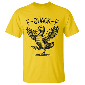 Funny F Quack F Duck Lover Sarcastic Joke Gift T Shirt TS12 Daisy Print Your Wear