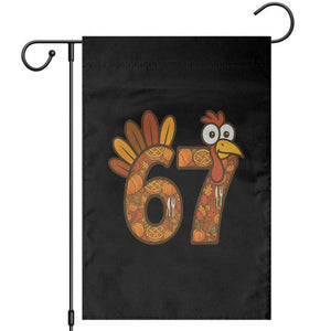 Six And Seven Meme Turkey Garden Flag Funny Thanksgiving Gift TS12 Black Print Your Wear