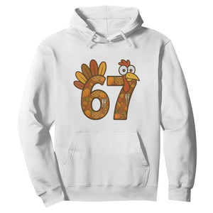 Six And Seven Meme Turkey Hoodie Funny Thanksgiving Gift TS12 White Print Your Wear