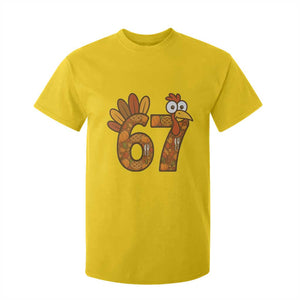 Six And Seven Meme Turkey T Shirt For Kid Funny Thanksgiving Gift TS12 Daisy Print Your Wear