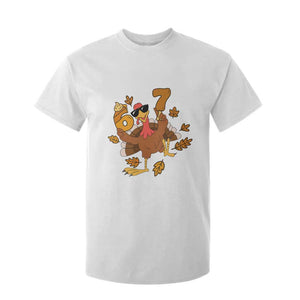 Trending Six Seven Meme Turkey T Shirt For Kid Funny Thanksgiving Gift TS12 White Print Your Wear