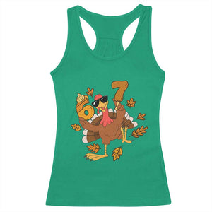 Trending Six Seven Meme Turkey Racerback Tank Top Funny Thanksgiving Gift TS12 Irish Green Print Your Wear
