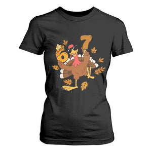 Trending Six Seven Meme Turkey T Shirt For Women Funny Thanksgiving Gift TS12 Black Print Your Wear