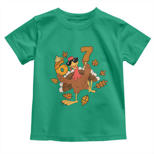 Trending Six Seven Meme Turkey Toddler T Shirt Funny Thanksgiving Gift TS12 Irish Green Print Your Wear
