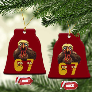 Six Seven Meme Turkey Ceramic Ornament Trending Gen Alpha Thanksgiving Gift TS12 Print Your Wear