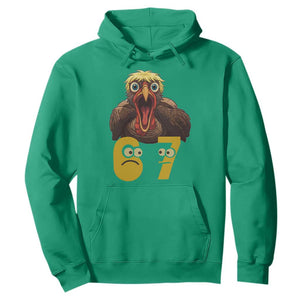 Six Seven Meme Turkey Hoodie Trending Gen Alpha Thanksgiving Gift TS12 Irish Green Print Your Wear