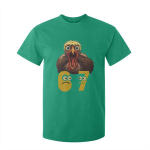 Six Seven Meme Turkey T Shirt For Kid Trending Gen Alpha Thanksgiving Gift TS12 Irish Green Print Your Wear