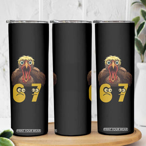 Six Seven Meme Turkey Skinny Tumbler Trending Gen Alpha Thanksgiving Gift TS12 Print Your Wear