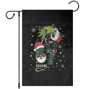 Funny Green Hand Six Seven Meme Garden Flag Gen Z Alpha Xmas Gift TS12 Black Print Your Wear