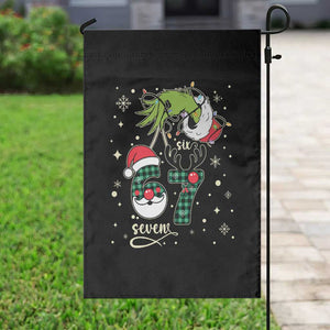 Funny Green Hand Six Seven Meme Garden Flag Gen Z Alpha Xmas Gift TS12 Print Your Wear