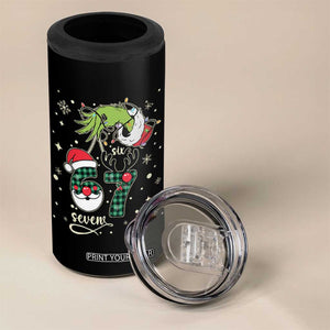 Funny Green Hand Six Seven Meme 4 in 1 Can Cooler Tumbler Gen Z Alpha Xmas Gift TS12 Print Your Wear