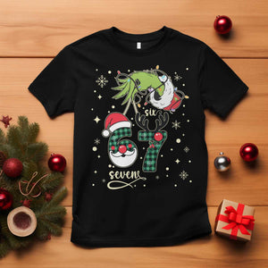 Funny Green Hand Six Seven Meme T Shirt Gen Z Alpha Xmas Gift TS12 Black Print Your Wear