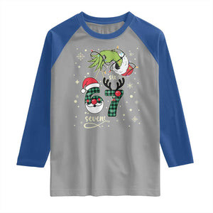 Funny Green Hand Six Seven Meme Raglan Shirt Gen Z Alpha Xmas Gift TS12 Sport Gray Royal Print Your Wear
