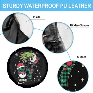 Funny Green Hand Six Seven Meme Spare Tire Cover Gen Z Alpha Xmas Gift TS12 Print Your Wear