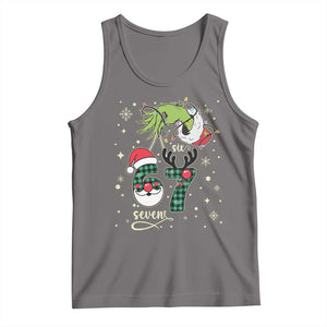 Funny Green Hand Six Seven Meme Tank Top Gen Z Alpha Xmas Gift TS12 Deep Heather Print Your Wear