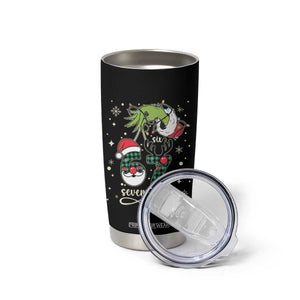 Funny Green Hand Six Seven Meme Tumbler Cup Gen Z Alpha Xmas Gift TS12 Print Your Wear