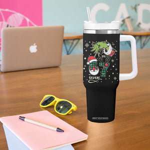 Funny Green Hand Six Seven Meme Tumbler With Handle Gen Z Alpha Xmas Gift TS12 Print Your Wear