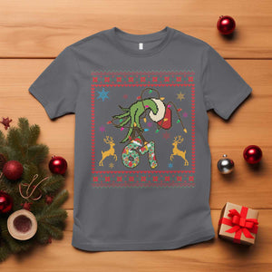 Green Hand 67 Meme Ugly Sweater T Shirt Funny Holiday Gift TS12 Charcoal Print Your Wear