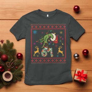 Green Hand 67 Meme Ugly Sweater T Shirt Funny Holiday Gift TS12 Dark Heather Print Your Wear
