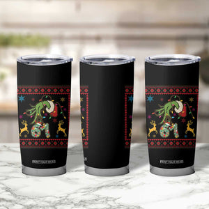 Green Hand 67 Meme Ugly Sweater Tumbler Cup Funny Holiday Gift TS12 Print Your Wear