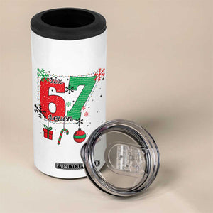 Funny Six Seven Meme Trendy TikTok 4 in 1 Can Cooler Tumbler Christmas Gift TS12 Print Your Wear