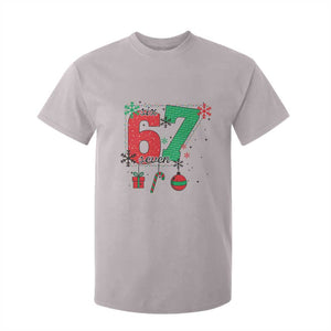 Funny Six Seven Meme Trendy TikTok T Shirt For Kid Christmas Gift TS12 Ice Gray Print Your Wear